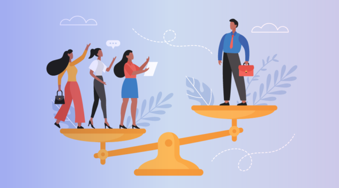 Tackle inequality in your workplace: Stand up against these common gender biases Blog Tackle inequality in your workplace: Stand up against these common gender biases cover photo