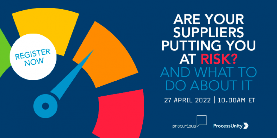 Are your suppliers putting you at RISK? And what to do about it Are your suppliers putting you at RISK? And what to do about it cover photo