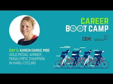 Career Boot Camp 2019 - Day 5 - Dr. Karen Darke MBE cover photo