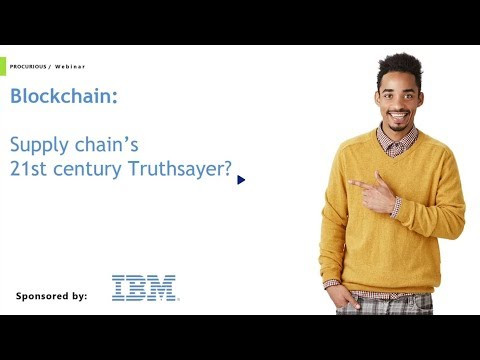 Blockchain: Supply chain's 21st century Truthsayer cover photo