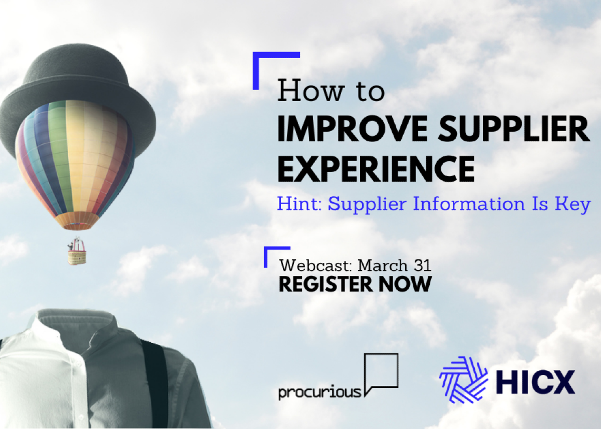Resource Procurious: How to Improve Supplier Experience - On Demand cover photo