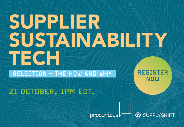 Resource Supplier Sustainability Tech: Selection - The How and Why | Webcast On-Demand photo