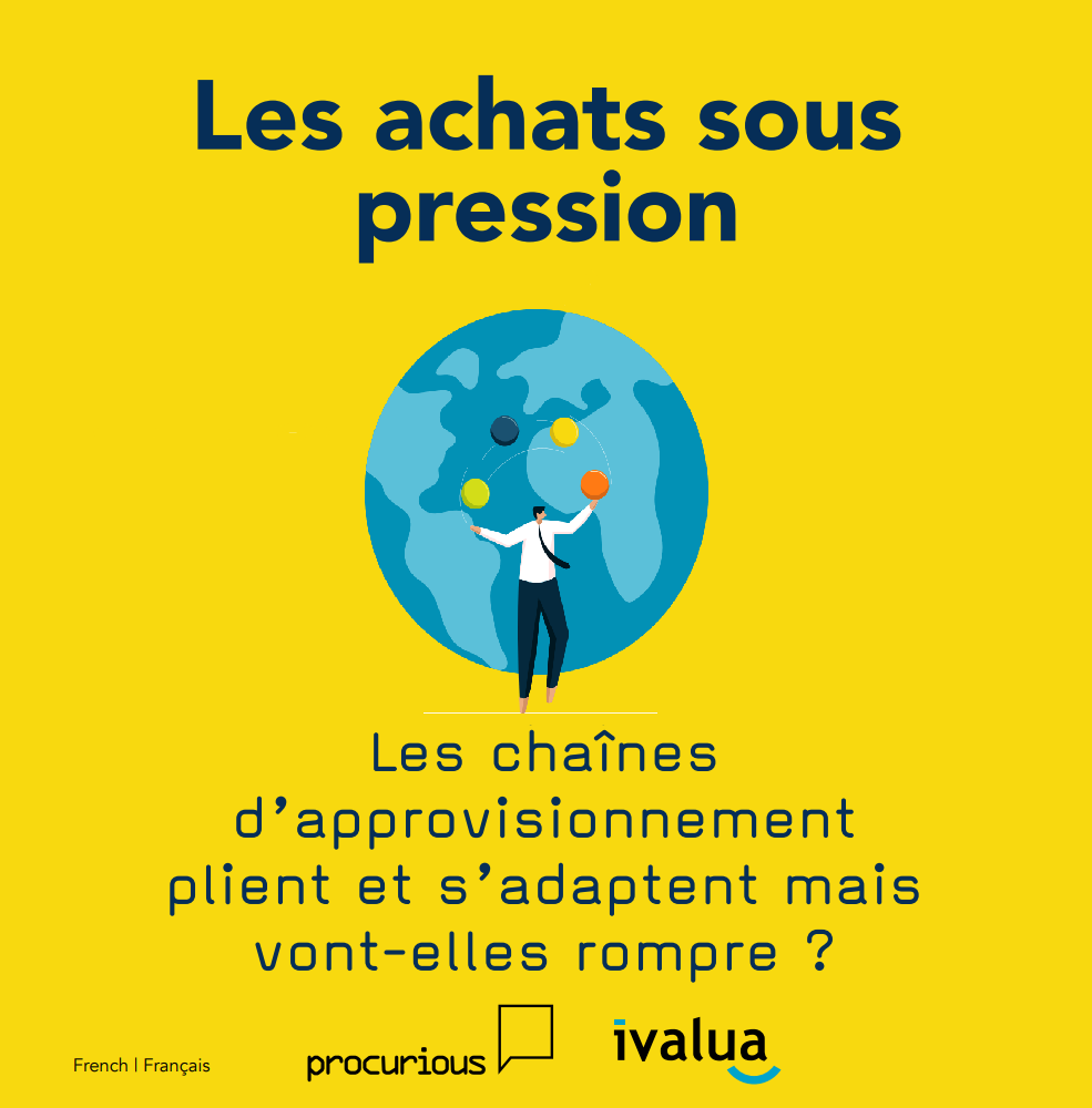 Resource Les achats sous pression | Les chaînes  d’approvisionnement  plient et s’adaptent mais  vont-elles rompre ? | Ivalua Research Report photo