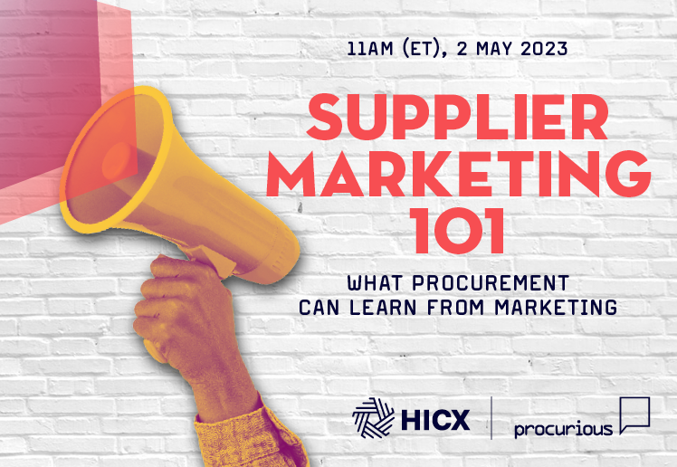 Supplier Marketing 101: What Procurement can Learn from Marketing | Webcast On-Demand Resource Supplier Marketing 101: What Procurement can Learn from Marketing | Webcast On-Demand cover photo